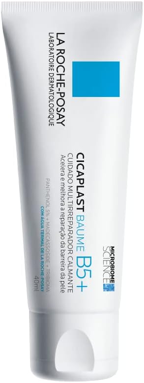 La Roche-Posay Cicaplast Baume B5+ Cuidado Multirreparador Calmante Marca La Roche-Posay Volume do produto 1,35 Onças líquidas Dimensões do item C x L x A 10 x 4 x 10 centímetros Faixa etária (descrição) Adulto Características especiais Tamanho para viagem