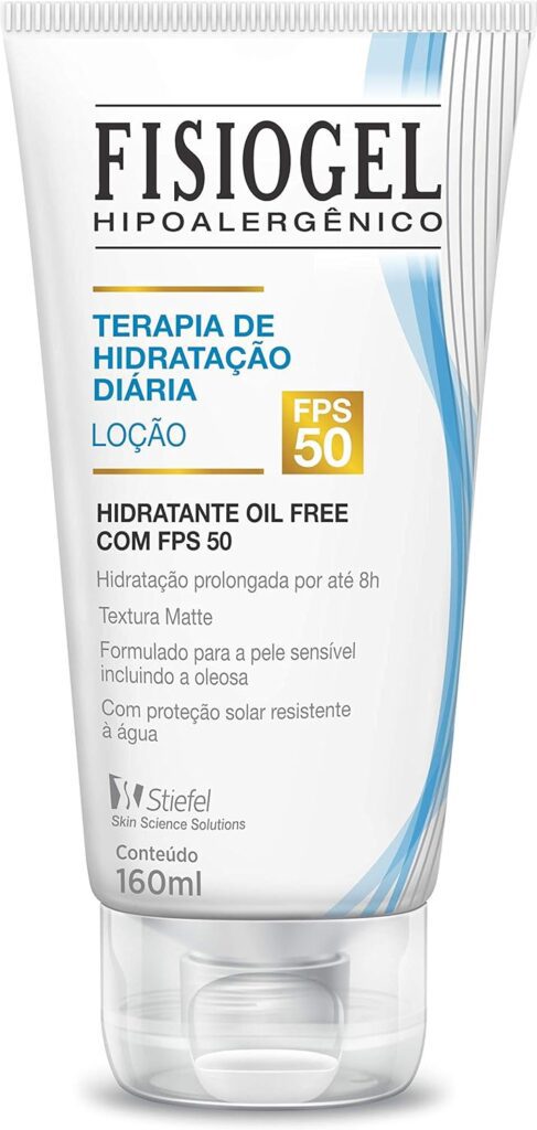 Fisiogem hidratante bisnaga branca loção de tratamento skincare
