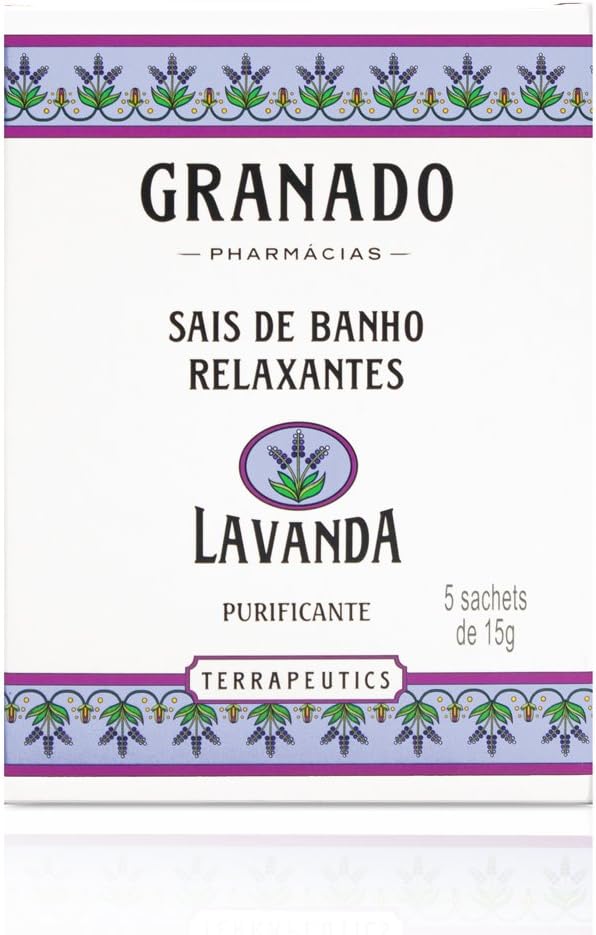 Granado Sais De Banho Terrapeutics, Lavanda, Lilás
