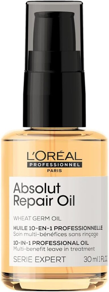 L'Oréal Professionnel Óleo 10 em 1 Absolut Repair | Multi-benefícios para cabelos secos e danificados | Repara e Promove Brilho | Com Gold Quinoa e Proteínas

