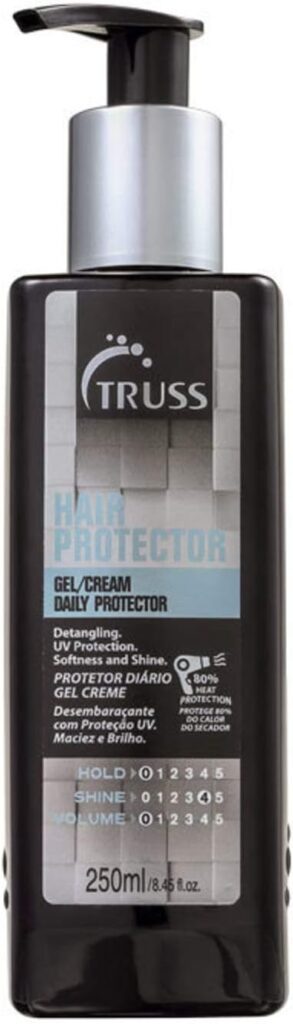 Truss Hair Protector 250ml
Produto capilar para proteção térmica