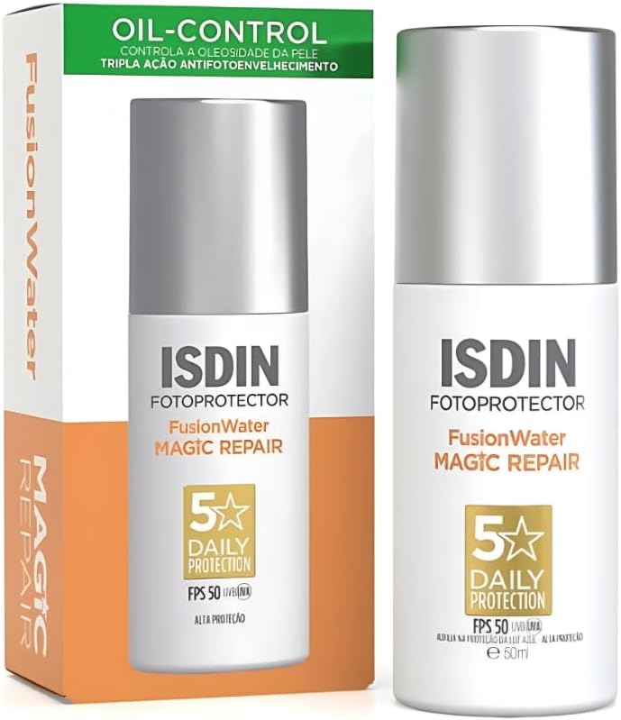 Protetor Solar Facial Isdin Fusion Water Magic Repair Oil