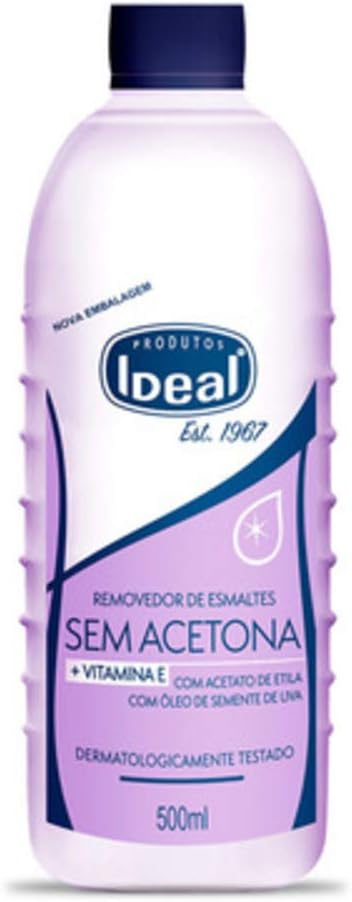 Removedor Sem Acetona 500Ml - Ideal
