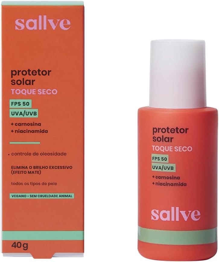 Sallve Protetor Solar Toque Seco Fps50 40G
