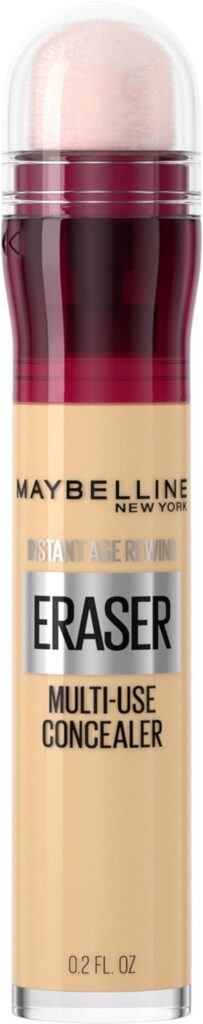 Maybelline NY Instant Age Rewind Eraser, Corretivo Líquido Multiuso que Corrige Olheiras e Linhas Finas, Neutraliza Tons Escuros, Alta Cobertura e Fórmula...
