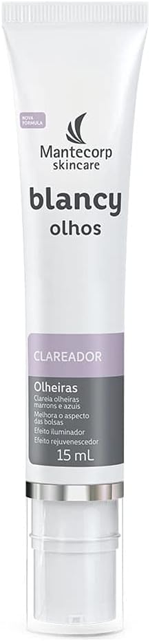 Mantecor Blancy Olhos 15g
Redutor de Olheiras, Clareamento Progressivo, Região Periorbital