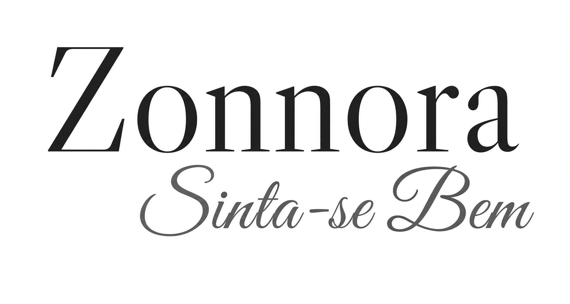 Logo Zonnora Sinta-se bem novo.